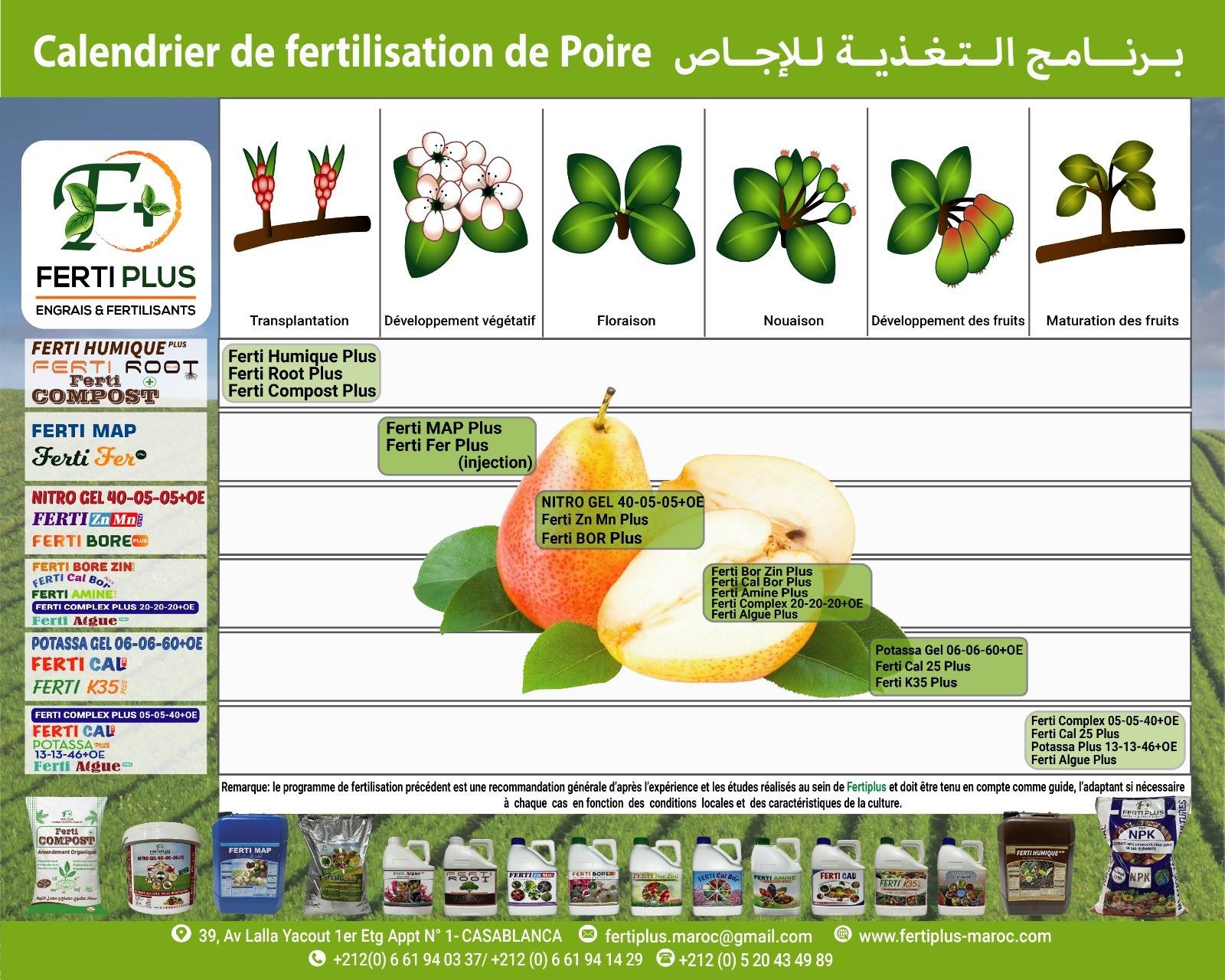 Calendriers fertilisation - Ferti Plus 2024 - 03