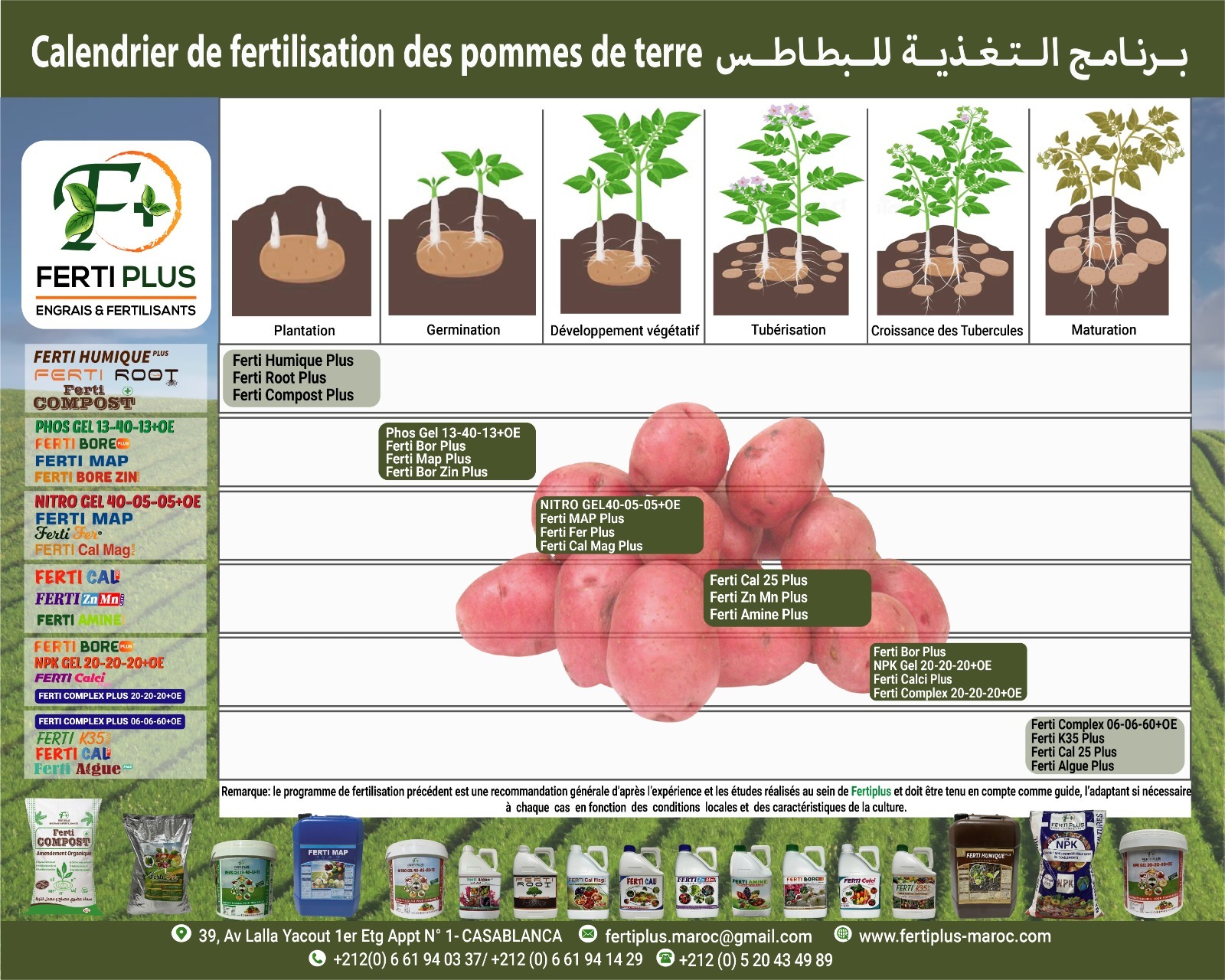 Calendriers fertilisation - Ferti Plus 2024 - 04
