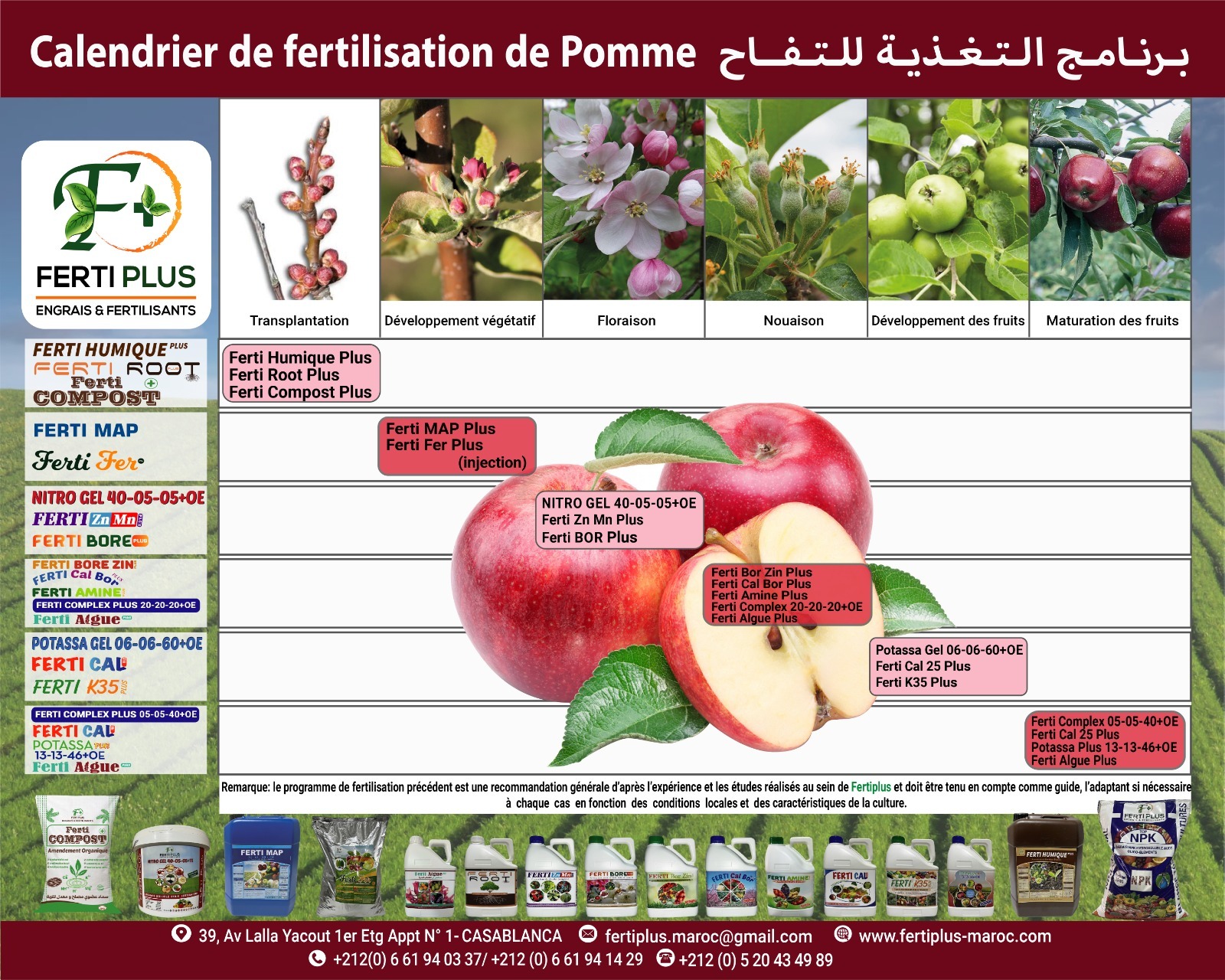 Calendriers fertilisation - Ferti Plus 2024 - 05
