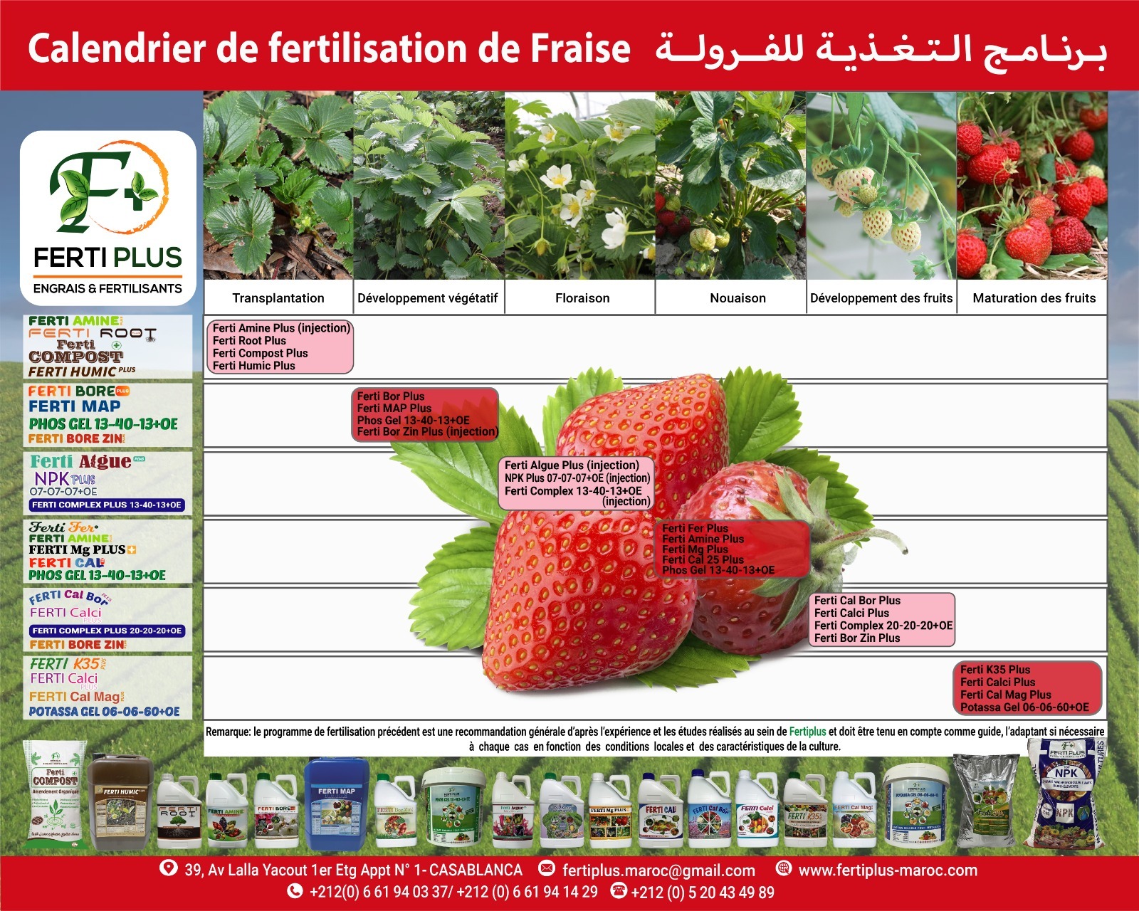 Calendriers fertilisation - Ferti Plus 2024 - 10