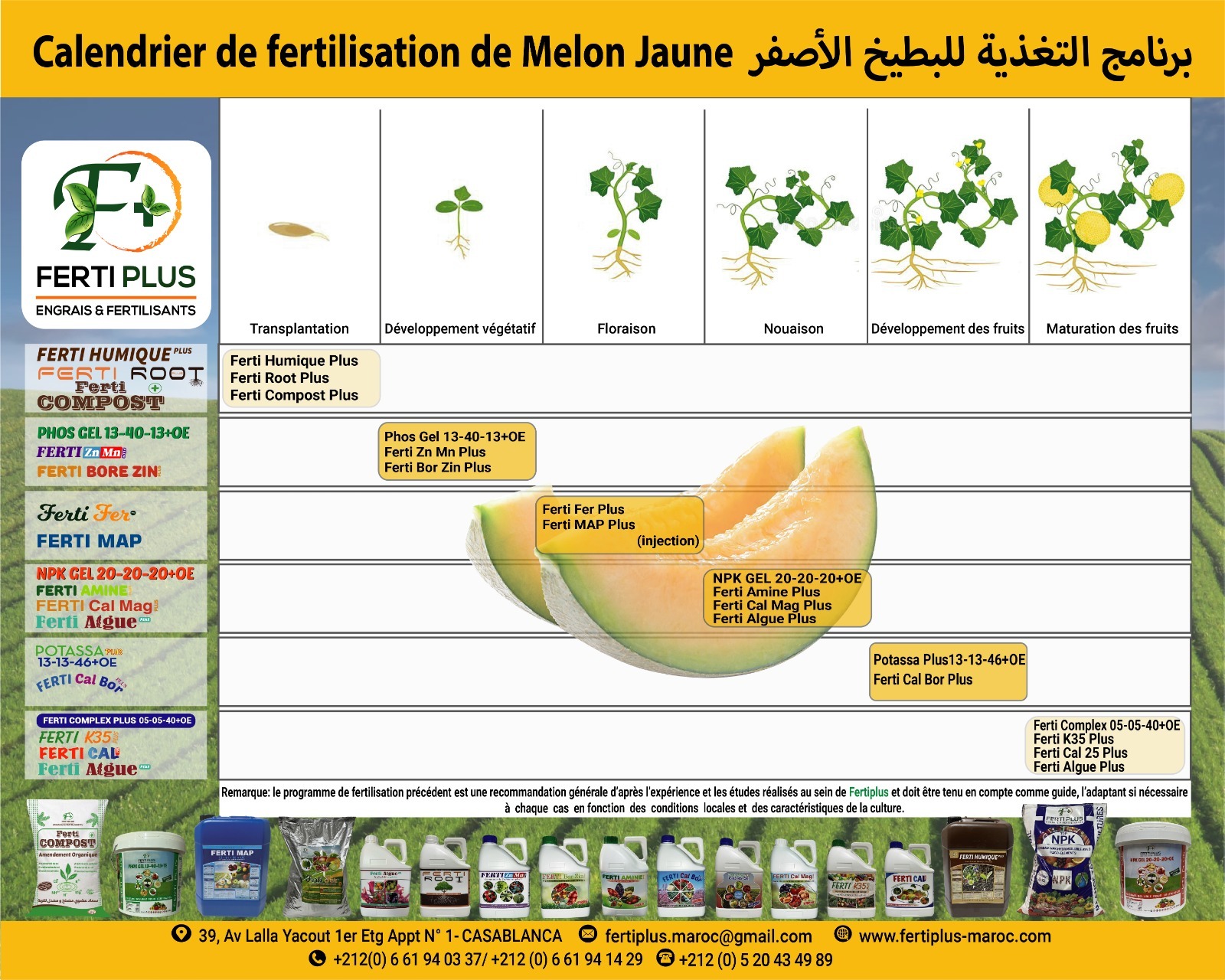 Calendriers fertilisation - Ferti Plus 2024 - 12