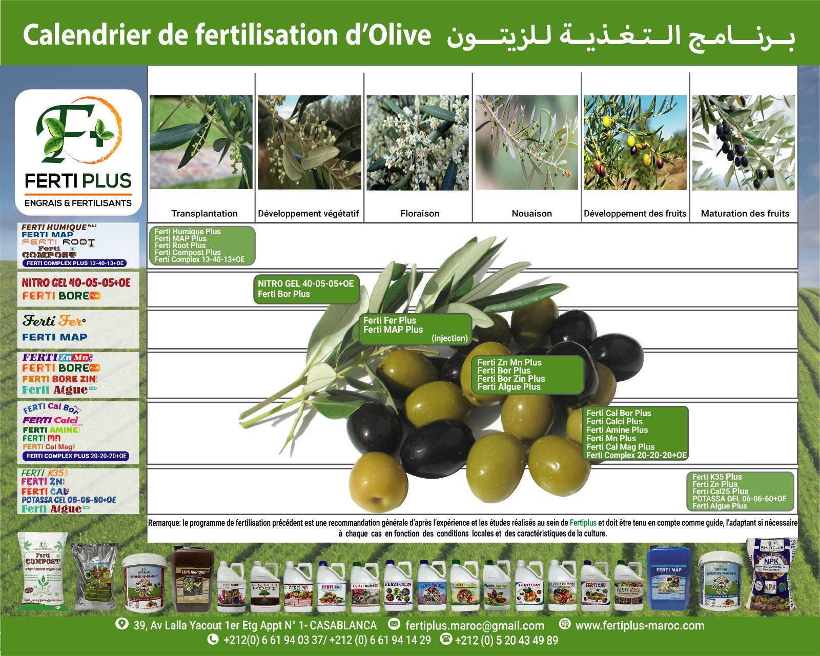 Calendriers fertilisation - Ferti Plus 2024 - 15